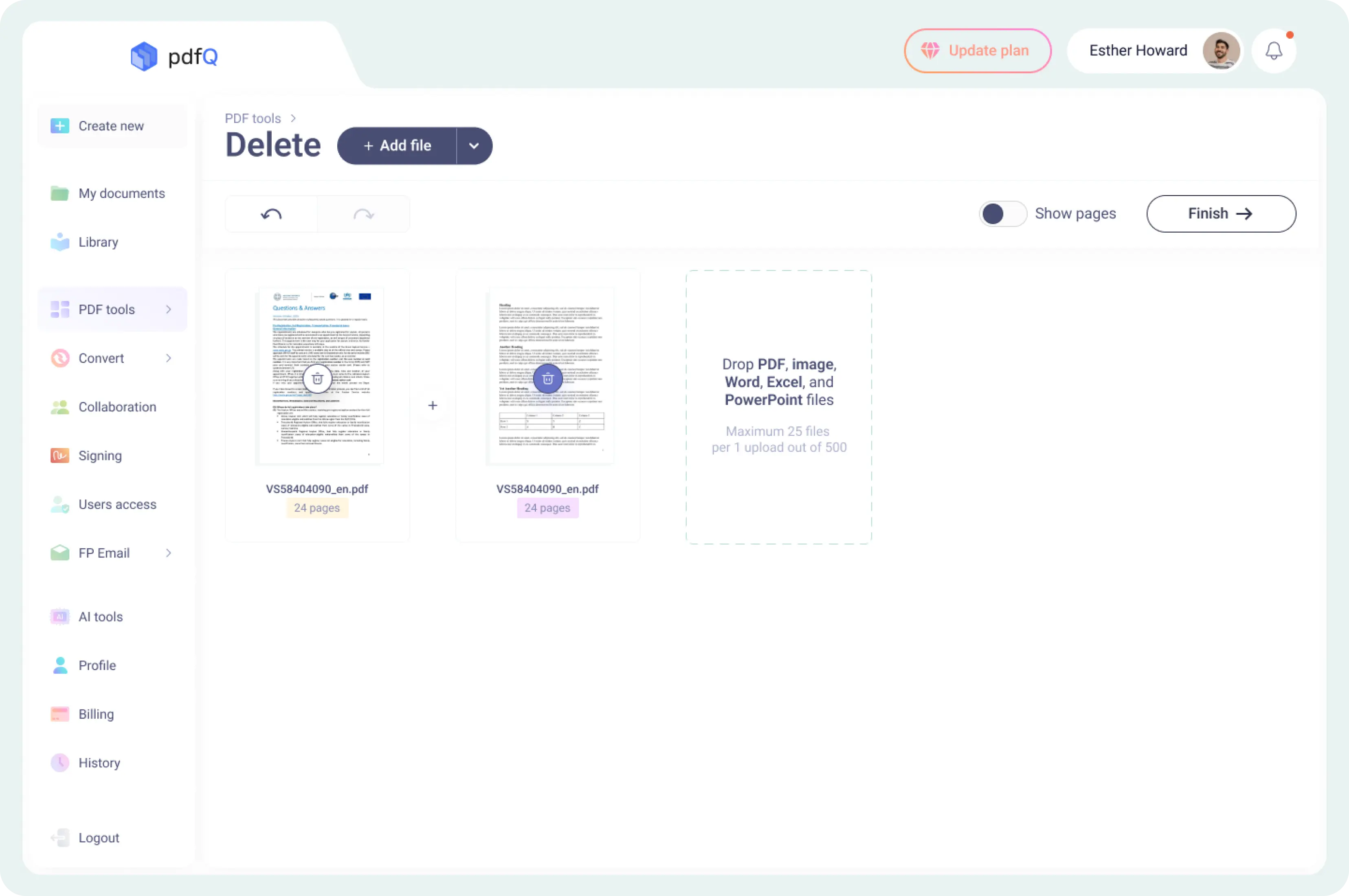 Delete